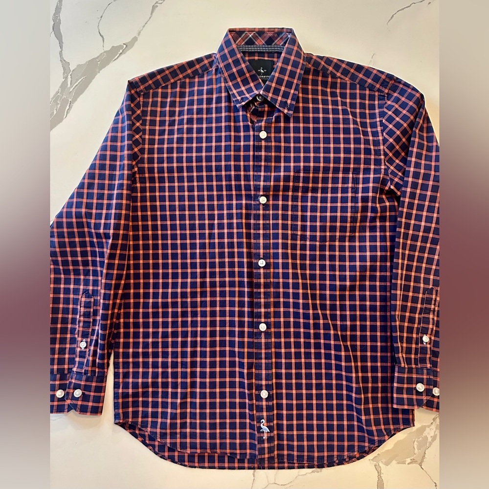 ✨ TAILORBYRD Boys Plaid Button Down Shirt (Size 14) – Premium Prep
